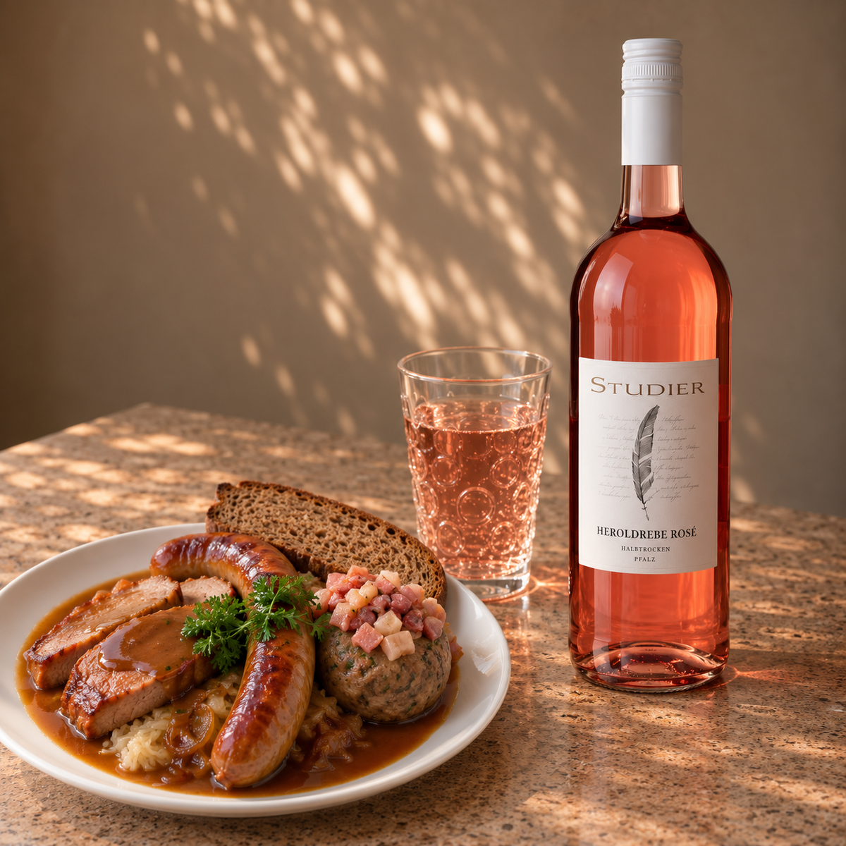 2025 Heroldrebe Rosé halbtrocken 1,0 l